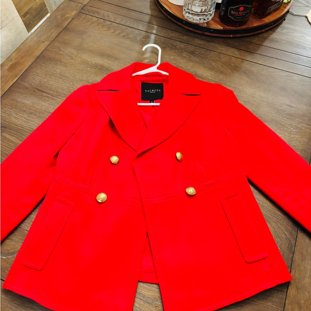 Talbots Double Breasted Pea Coat - image 2